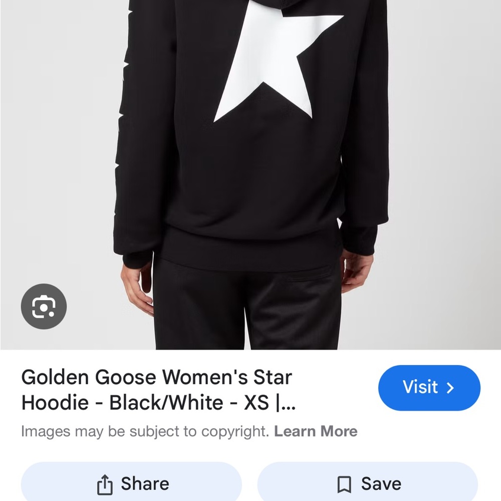 Golden Goose Women's Black Star Hoodie